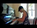 Lara plays Simple and Clean/Hikari on piano