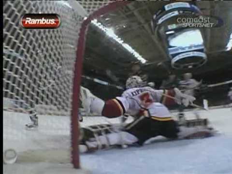 Watch 'Kiprusoff Makes An Incredible Save On Scott Nicol'