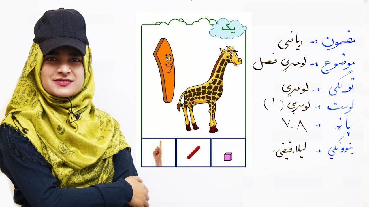 Lesson 1 of 1_ Math _ Grade 1 / د ریاضي کتاب لمړی لوست ـ 1 ـ لومړی ټولګی