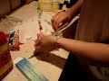 Giving myself a Ganirelix injection Ganirelix