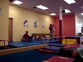 Sydmo's first balance beam routine