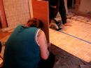 Wallboard cutting