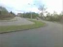 Cornering on a tuned moped! Cornering on a tuned moped!