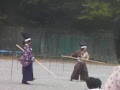 和式馬術供覧　3.地上槍演武 　2009年11月1日