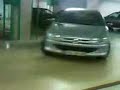 burn dans un parking en lozere