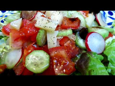 Salad with Manchego