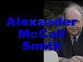 Bookbits.ca interview  Alexander   McCall   Smith