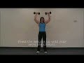 Shoulder Exercises: The Overhead Dumbbell Press