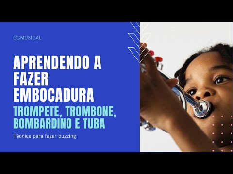 EMBOCADURA - Primeira aula sobre como tocar instrumentos de sopro como TROMPETE, TROMBONE, BOMBARDINO e TUBA. Aula de hoje: ABELHINHA (BUZZING) Curta nossa page no FACEBO...