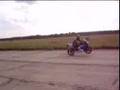 Bagdad 2007 - motorkář na letišti