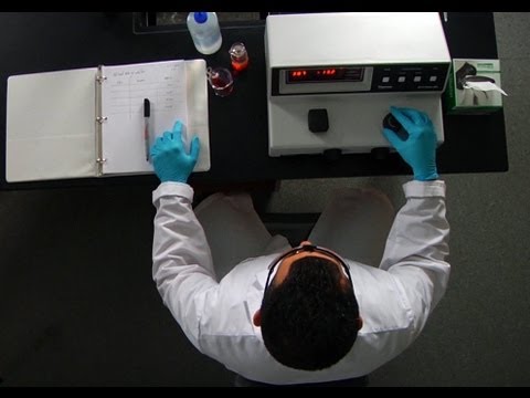 spectrometer - http://ncbionetwork.org/iet (interactive eLearning tools) http://ncbionetwork.org/spectrophotometer The spectrophotometer is an instrument used to measure th...