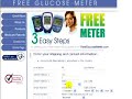 Free Blood Glucose Meter for Diabetics Free Blood Glucose Meter for Diabetics