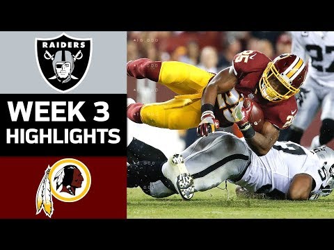 Video: Raiders vs. Redskins | NFL Week 3 Game Highlights