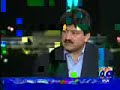 Students of jamia hafsa with hamid mir in capital talk