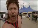 Mullet Man meets Bruce Dickenson at Donnington