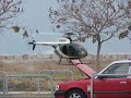 RC HUGHES 500E fly in TKO 13-1-08