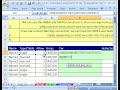 YTLE#77: INDEX INDIRECT MATCH functions for Payroll