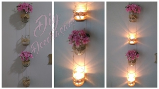 Decoração Sustentavel com Potes de Vidro