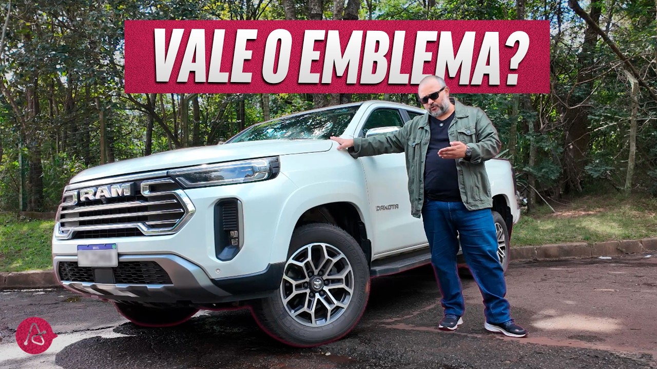 RAM DAKOTA LARAMIE 2026: VALE A PENA PAGAR MAIS CARO PELO EMBLEMA DO CARNEIRO?
