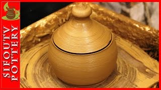 Hello Guys New Tutorial Pottery Video!!! Pottery throwing - How to Make a Pottery jewelry Case #82