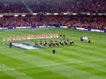 Wales respond to New Zealand haka 22/11/08 (bad sound)