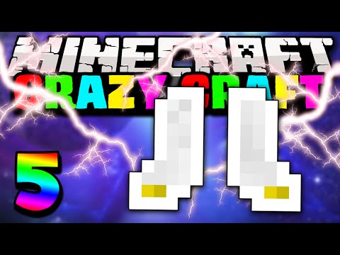 Minecraft: CRAZY CRAFT 2.0 Modded Survival - Ep.5 - THE ROYAL BOOTS!