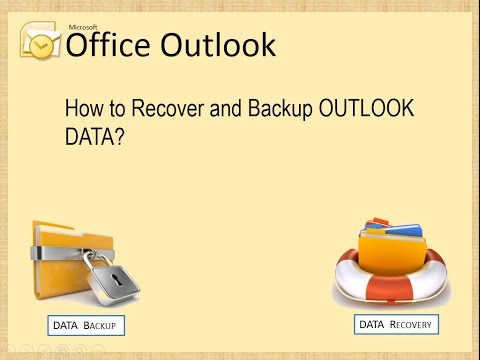 how to recover outlook data