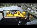 RHD caterham climbing