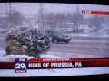 Brandon and Haley Tanning in the Snow on Fox 29