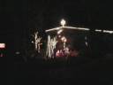 Part of my 2008 Light Display. Cartman singing Oh Holy Night.