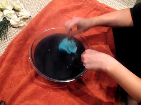 how to dye silk flowers