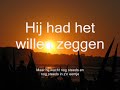 Marco Borsato - Hij had het willen zeggen Marco Borsato - Hij had het willen zeggen