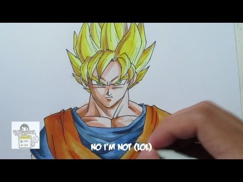 how to draw dragon ball z goku