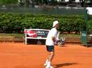 テニス Masters Hamburg: Novak ジョコビッチ volley-training