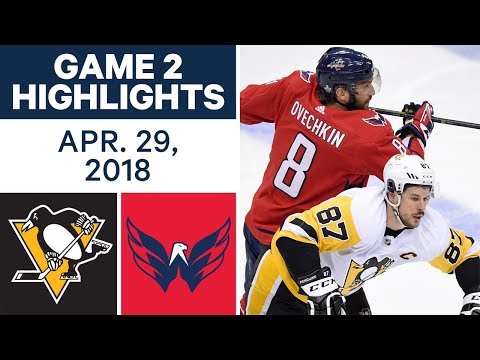 Video: NHL Highlights | Penguins vs. Capitals, Game 2 - Apr. 29, 2018