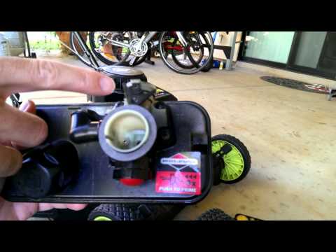 how to adjust a carburetor on a lawn mower