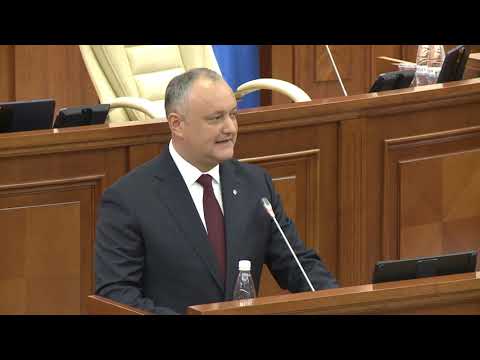 Președintele Republicii Moldova a rostit un discurs în cadrul ședinței de constituire a Parlamentului