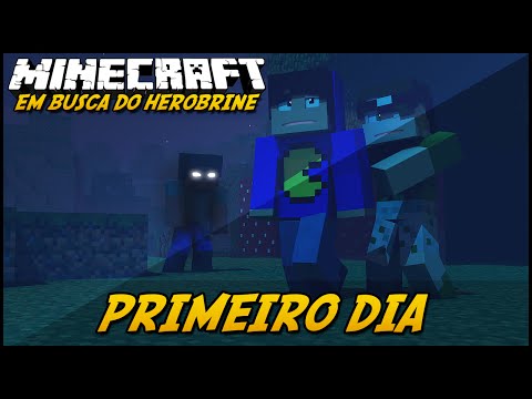 Minecraft: EM BUSCA DO HEROBRINE - PRIMEIRO DIA! #1