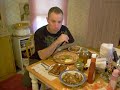 daniel broadbent recently graduated from air force basic training and is in tech school at keesler afb ms. he is home on leave and eating a 