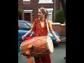 Punjabi Girl Great Dhol Performance