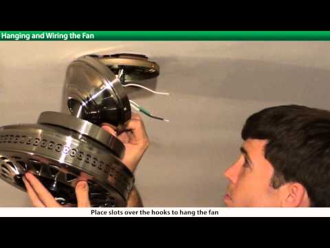 video-linktoworks-How to Install a Hunter Ceiling Fan - 2xxxx Series Models ...