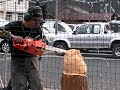 チェーンソーアート２