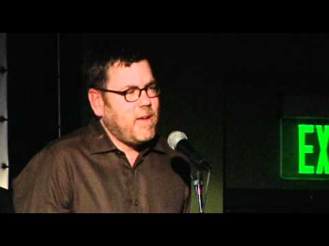 David Schmader presents Best Adapted Screenplay Award to DRUGSTORE COWBOY