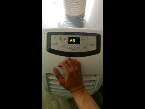 how to drain lg portable air conditioner