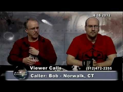 756 - The Atheist Experience #756 of April 8, 2012 (Easter), with Russell Glasser and Martin Wagner. Index: 0:00; 0:47; 6:48