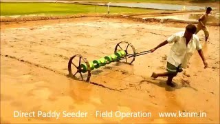 RICE SEEDER - Operation