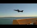 Military Jet Flies Very Low Over Santa Monica Pier