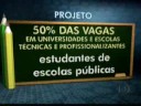 Quotas para estudantes do ensino público política afirmativa