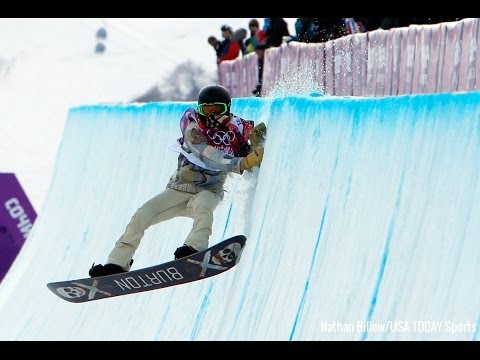 Shaun White crashed into the wall in halfpipe snowboarding | Sochi Olympics 2014