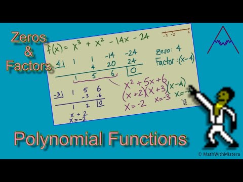 how to determine zeros of a polynomial function